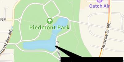 Piedmont park mapa